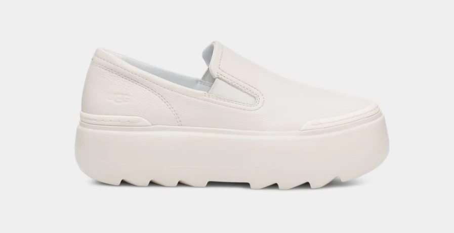 UGG Women's Bright White Marin Mega Slip-On Shoes