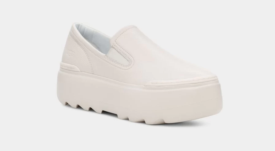 UGG Women's Bright White Marin Mega Slip-On Shoes