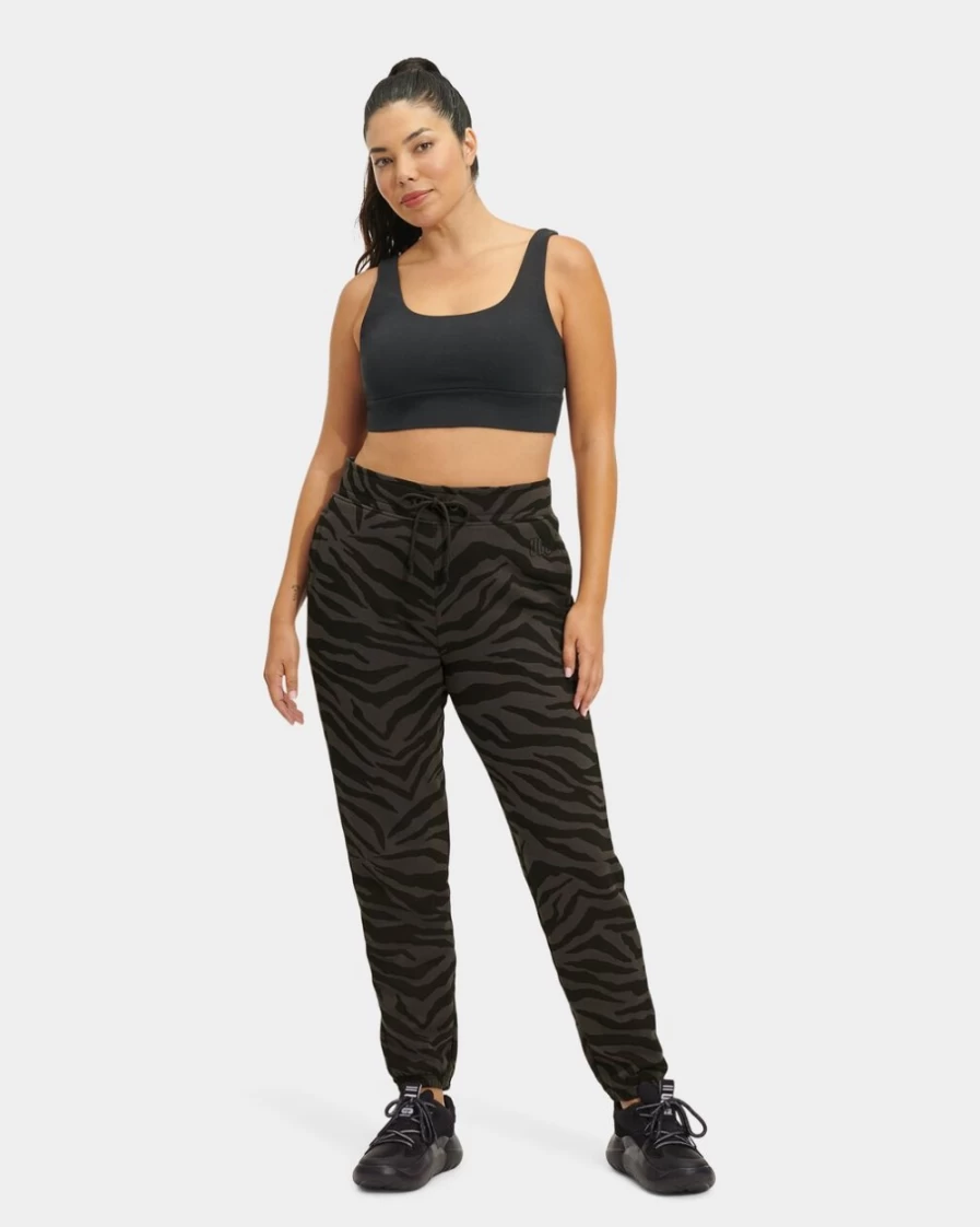 UGG Women's Daniella Sweatpants in Black Zebra Print
