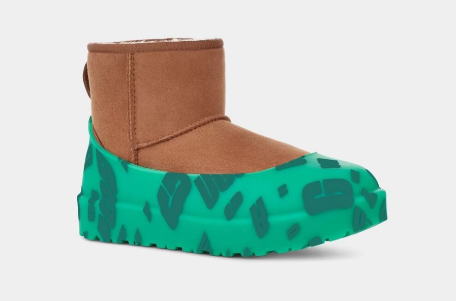 UGG Boot Guard Scatter Graphic All-Gender Emerald Green Waterproof Boots