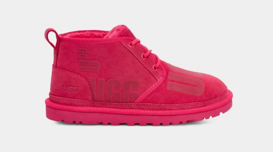 UGG Women's Neumel Scatter Graphic Slip-On Sneakers in Radish