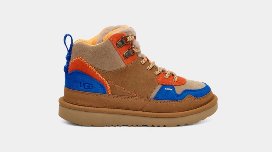 UGG Kids Chestnut & Dive Highland Hi Heritage Boots