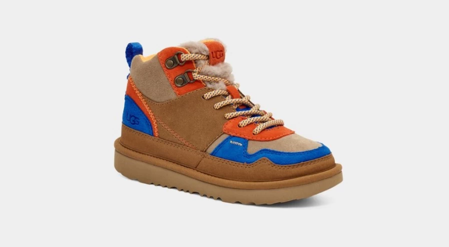 UGG Kids Chestnut & Dive Highland Hi Heritage Boots