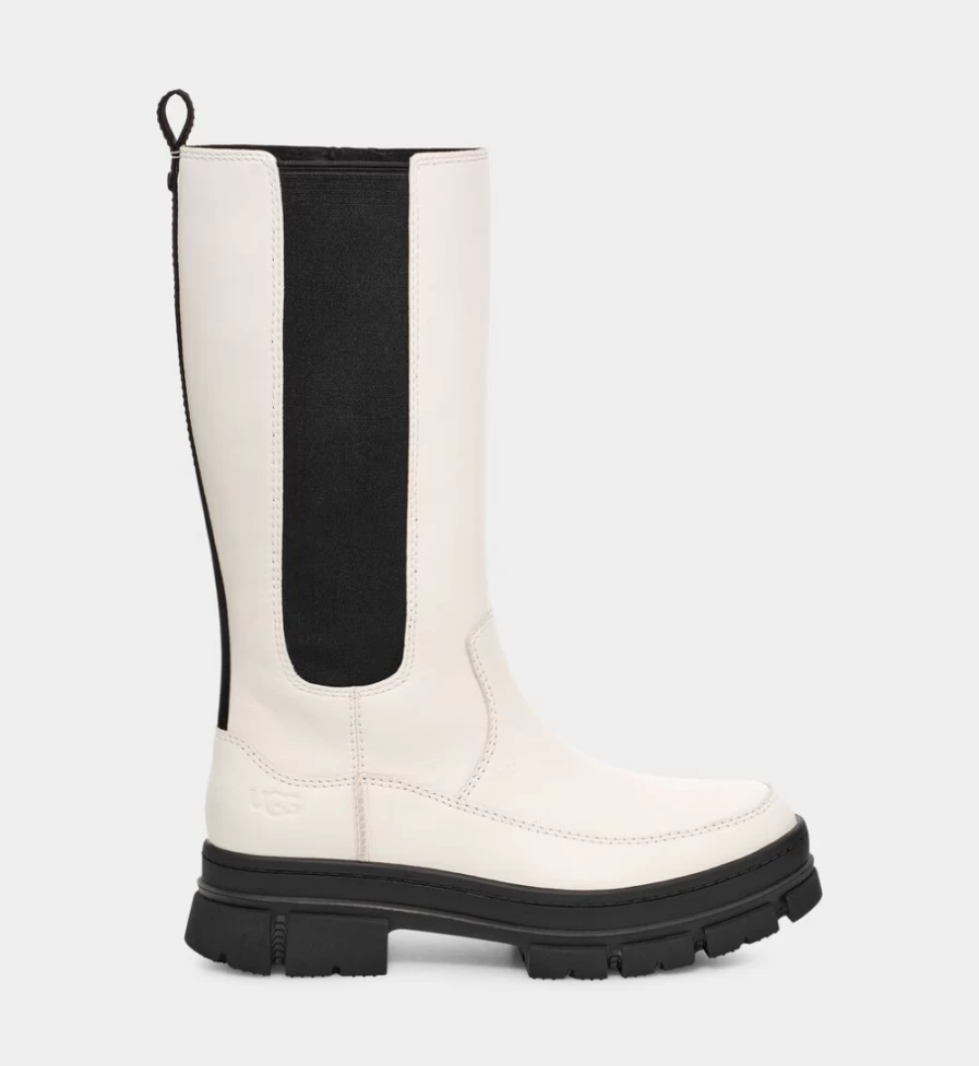 UGG Women's Ashton High Chelsea Boots in White - Comfortable & Stylish Winter Footwear
