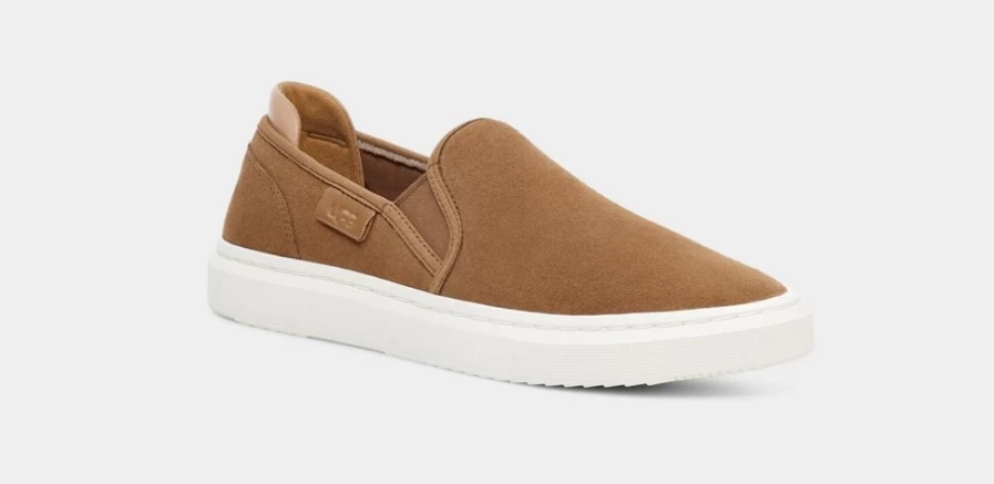 UGG Women's Chestnut Alameda Slip-On Suede Loafers