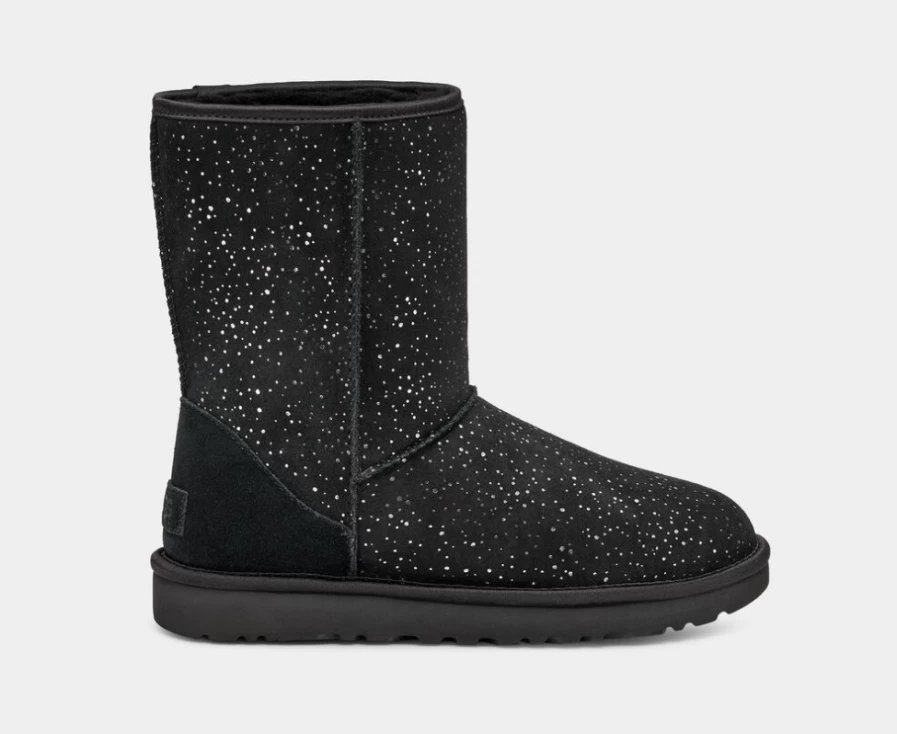 UGG Women's Classic Short Metallic Spots Boots in Black