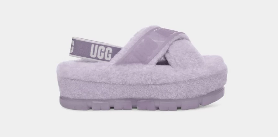 UGG Fuzzita Clear June Gloom Women's Fashion Shoes