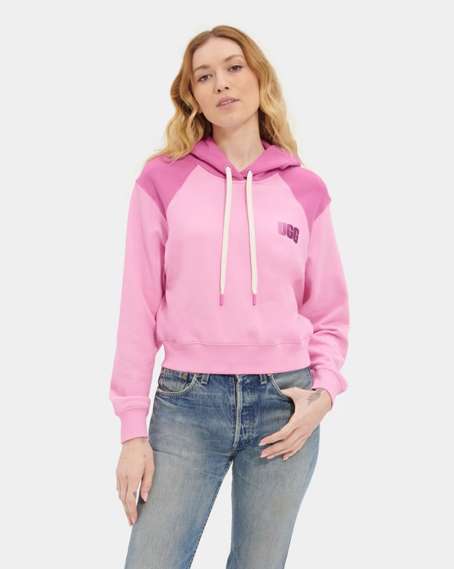 "UGG Women's Mallory Cropped Hoodie in Daydream Color"