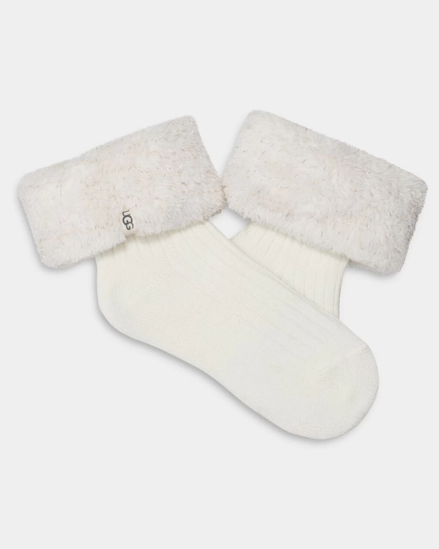 UGG Women's Lita Sock II Boots in Glitter Gold | Cozy & Stylish Winter Footwear