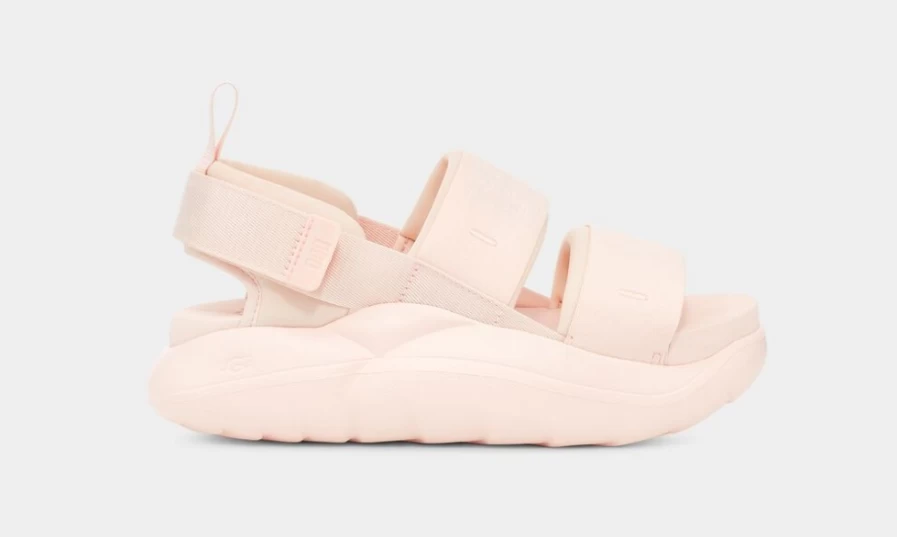 UGG Women's Rosy Beige Cloud Sport Sandal - Lightweight Comfortable Outdoor Footwear