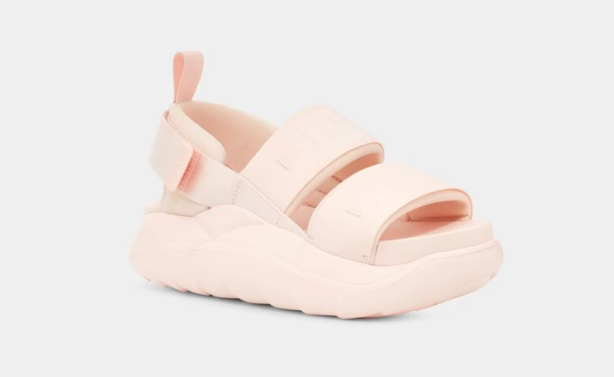 UGG Women's Rosy Beige Cloud Sport Sandal - Lightweight Comfortable Outdoor Footwear