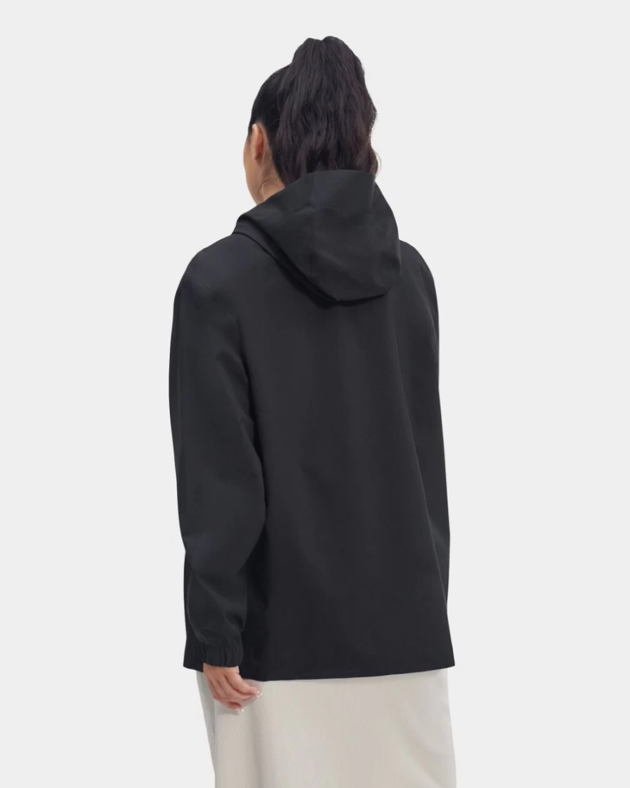 UGG Women's Lianne Waterproof Rain Jacket in Tar - Stylish & Comfortable Outerwear
