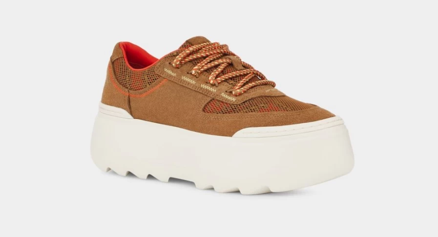 UGG Women's Chestnut Marin Mega Lace Heritage Braid Boots