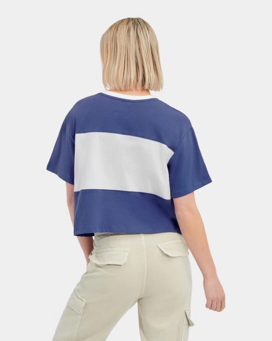 UGG Women's Moonstone Colorblocked Logo Tee - Jordene Stylish Comfort Top