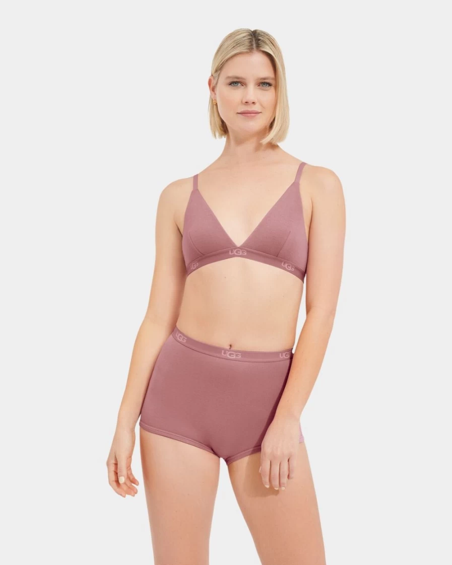 UGG Women's Sepia Mauve Francis Bralette - Soft Comfort Wireless Bra