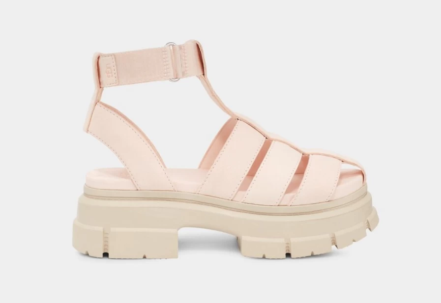 UGG Women's Ashton Strappy Sandals in Rosy Beige | Comfortable & Stylish