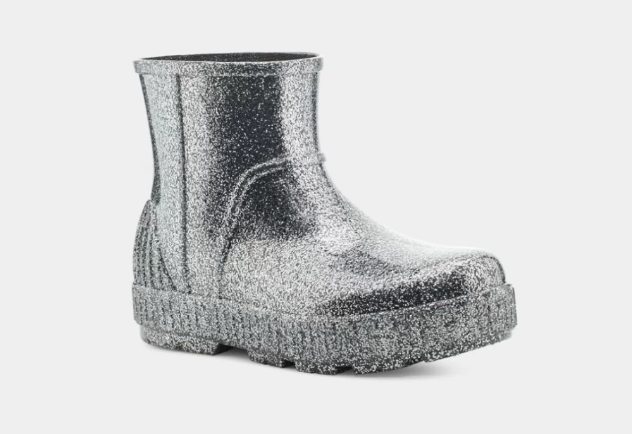 UGG Women's Drizlita Glitter Grey Boots - Sparkling Winter Fashion