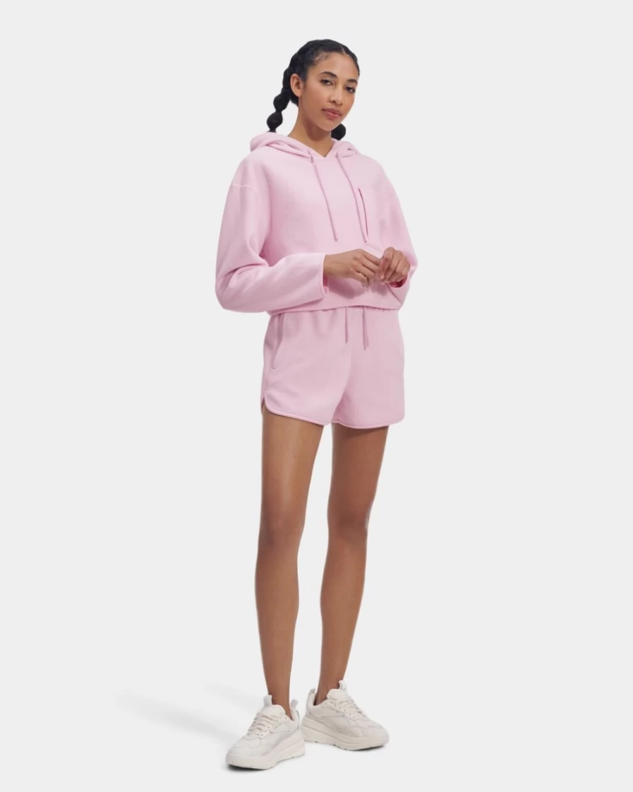 UGG Women's Petria Sherpa Short in Dusty Lilac - Cozy Fleece Loungewear
