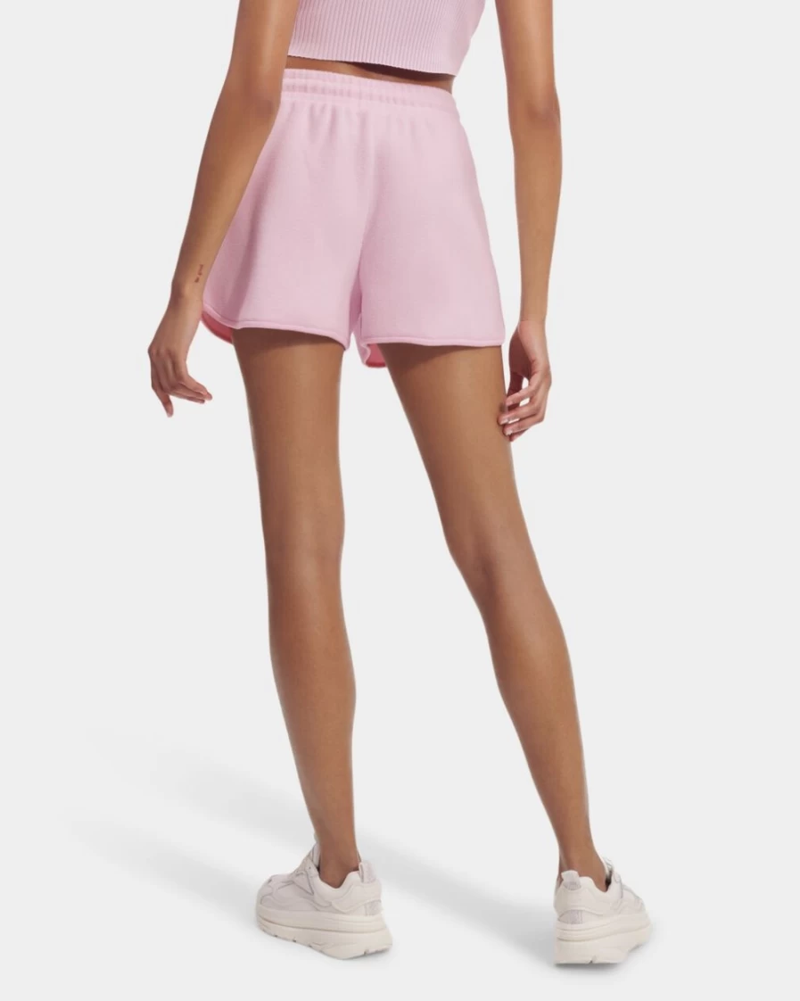 UGG Women's Petria Sherpa Short in Dusty Lilac - Cozy Fleece Loungewear
