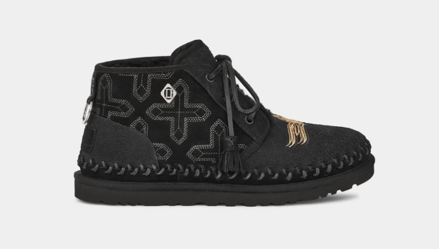 UGG x Children of the Discordance Neumel Boots - All-Gender Black Leather Collaboration