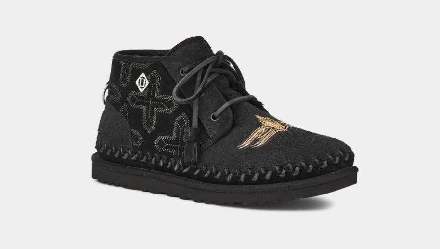 UGG x Children of the Discordance Neumel Boots - All-Gender Black Leather Collaboration