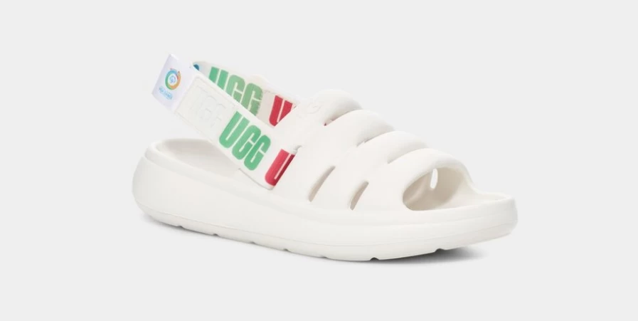 UGG Women's White Sport Yeah Special Olympics USA Games Sneakers