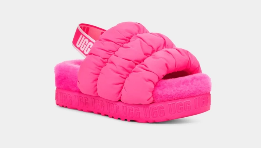 UGG Women's Scrunchita Slippers in Taffy Pink - Cozy & Comfortable House Shoes