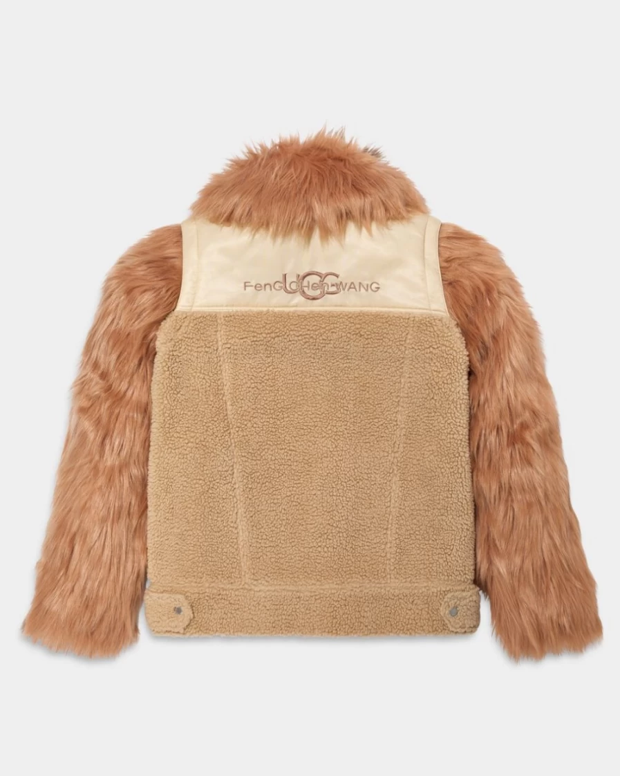 UGG x Feng Chen Wang All-Gender Chestnut Short Jacket | Unisex Collaboration Outerwear
