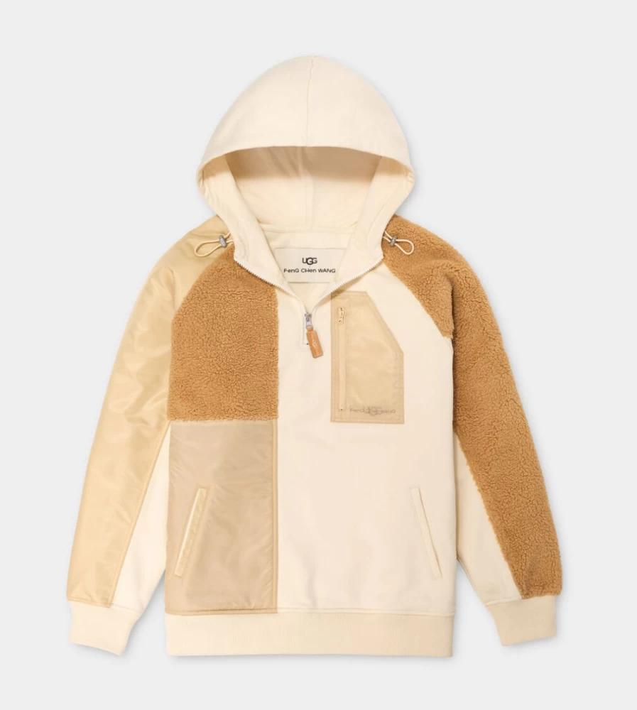 UGG x Feng Chen Wang All-Gender Beige/Chestnut Hoodie Unisex Collaboration