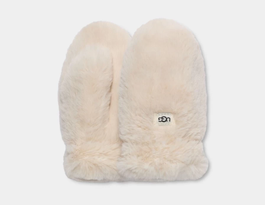 UGG Nimbus Faux Fur Mittens for Toddlers & Big Kids - Warm Winter Gloves