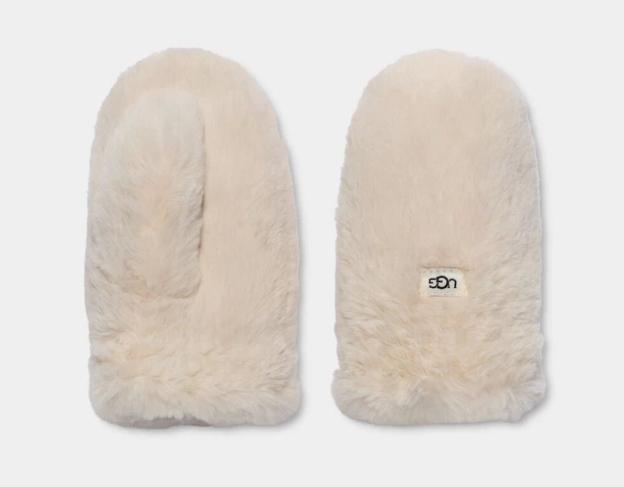 UGG Nimbus Faux Fur Mittens for Toddlers & Big Kids - Warm Winter Gloves