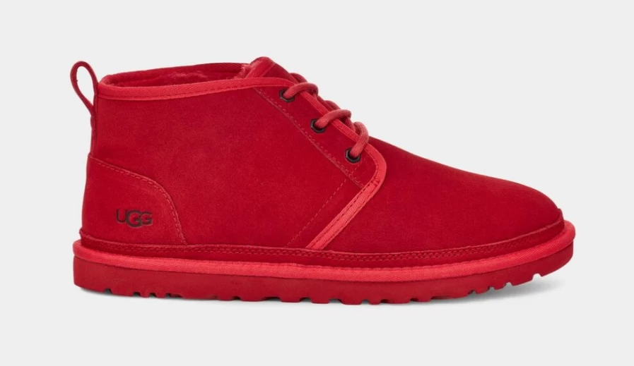 UGG Neumel Boots for Men in Samba Red - Classic Chukka Style & Comfort