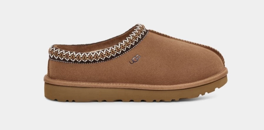 UGG Women's Chestnut Tasman Slipper - Cozy Suede Slide Sandals