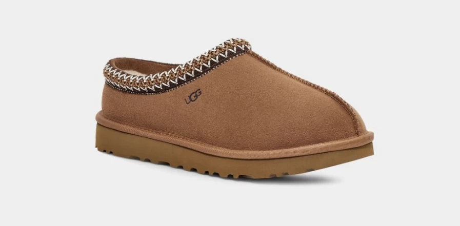 UGG Women's Chestnut Tasman Slipper - Cozy Suede Slide Sandals